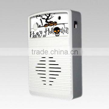 Wireless customized voice Halloween doorbell outdoor sensor indoor receiver