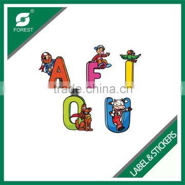 CHINA CUSTOMIZED WATERPROOF ADHENSIVE PLOYPROPYLENE LABELS FOR KIDS PLAY TOYS