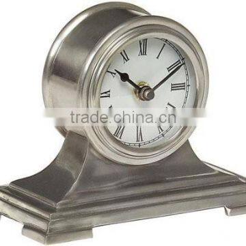 SILVER TABLE CLOCK-HOME DECOR NAUTICAL TABLE CLOCK 2065