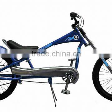 2015 26 cheap single speed yellow aluminum chopper beach cruiser bicycle made in China