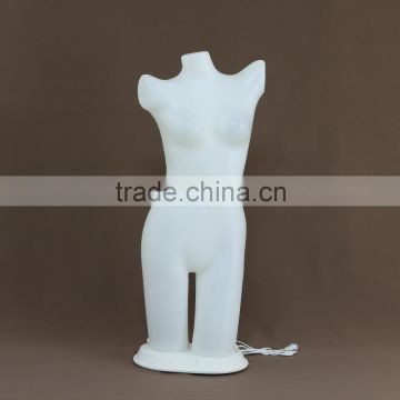 Sexy lady lighting mannequin torso/body form for displaying