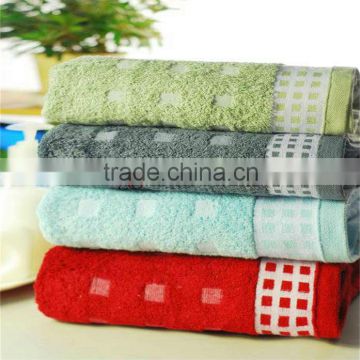 wholesale bright color 100% cotton bath towel