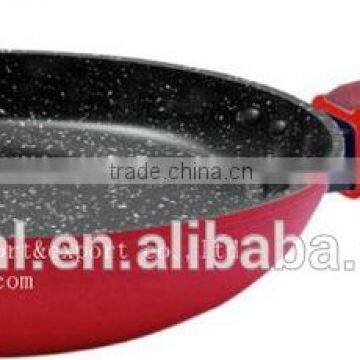 Germany quality As seen on tv aluminum FORGED ceramic marble frypan / induction frypan/stone frypan