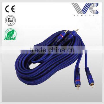 RCA stereo amp speaker cable male to male rca cable
