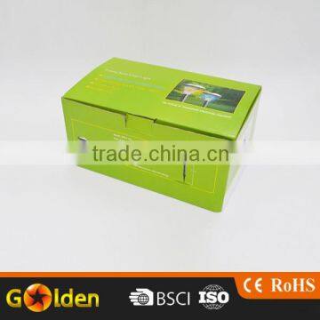 2016 Good Quality Stainless Steel + Plastic Colorful Solar Powered Stake Light photo-6