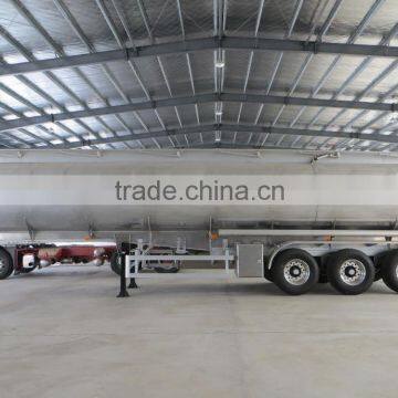 4 Axles Aluminum Alloy Fuel Tank Semi Trailer, 45000 L Fuel Tank Trailer