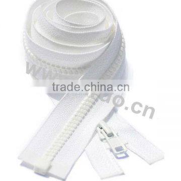 100% White Tape Nylon Zipper