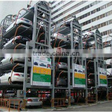 Vertical automated rotary car parking garage