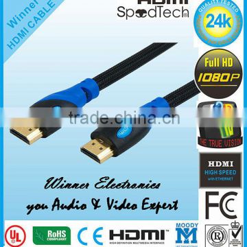 Gold Plated Ethernet Cabo HDMI to TV