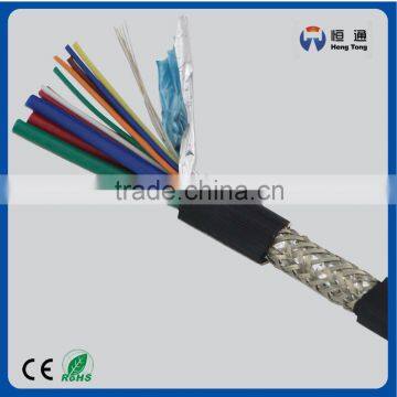 Copper conductor Al-foil shielded computer cable, braided 3+8 VGA cable