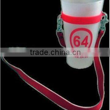 High Quality Red Color Event Glass Holder Lanyard