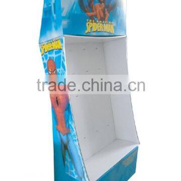 Cardboard Advertising Floor Tiers Display Rack photo-4