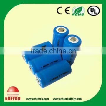 LiFePO4 16340 battery 3.2V 400mah