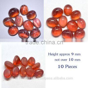 256.05 Ct Orange Star Sapphire 6 Rays Lab Created Stone