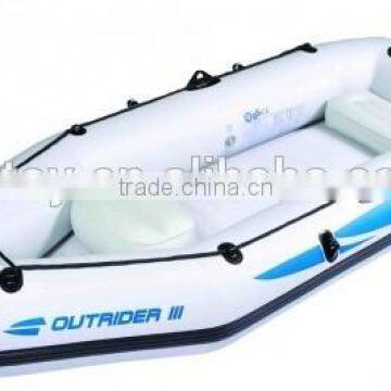 white high quality inflatable speed fishing boat