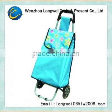 foldable reuseable shopping trolley bag