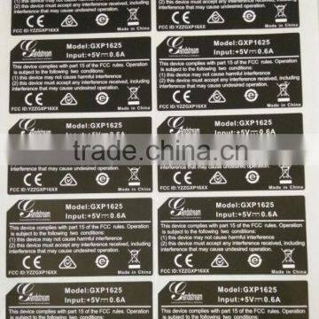 China supplier adhesive synthetic paper printing label