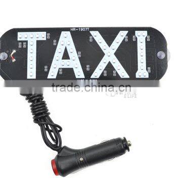 Popular 45SMD 3528 LED Taxi Top Light With Switch Indicator License Plate Light Taxi Sign Roof Light photo-2