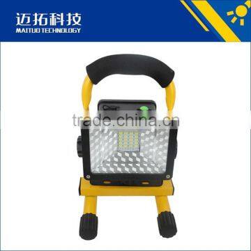 24LED Outdoor Rechargeable Flood Light Warning Rechargeable LED Light