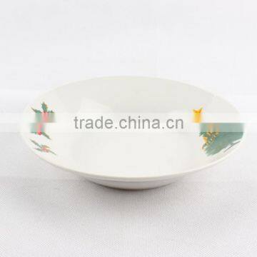 9" round ceramic soup plate,ceramic dishes,porcelain plates