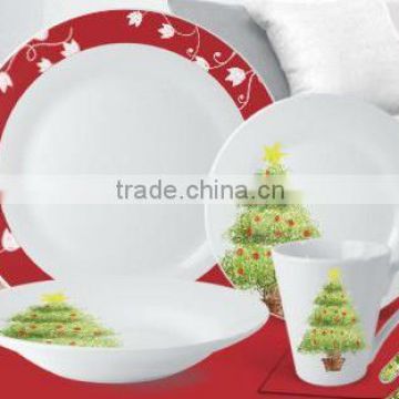 Super white porcelain plates dinner set italian ceramic dinnerware