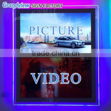 LED advertisng crystal video dynamic display light box
