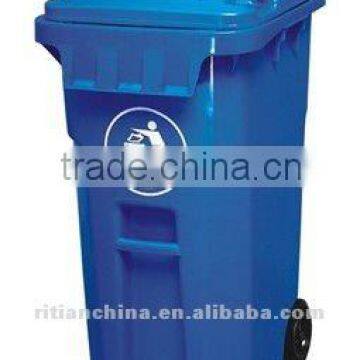 120Liter trash bin/trash can outdoor with wheels