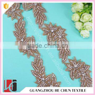 HC4761-1 Hechun Fashion Rhinestone Ribbon Trim for Wedding Dress photo-4