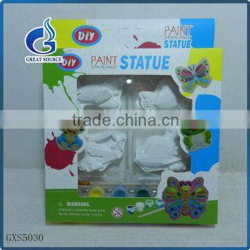 Kids Paint Your Own Ceramic DIY Painting Owl Kits 6 Colors and 1brush photo-4