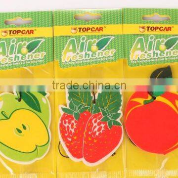 Professional factory manufactured hanging car paper air freshener from China