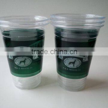 printed cold drinks cups,cold drinks PET cups and lids,printed ice cream PET plastic cups