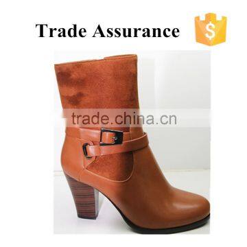 High Heel Superior Quality China Wholesale Pretty Design 2015 fashion ladies winter boots