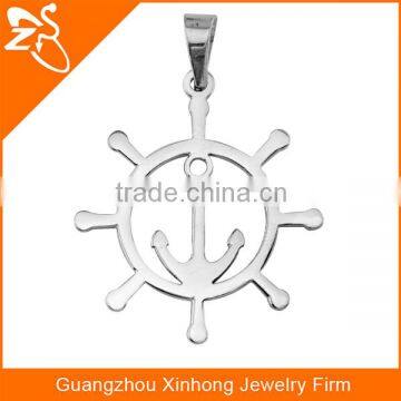 Anchor Shaped 316L Stainless Steel Pendant Necklace Cool Man Jewelry Pendant Necklace