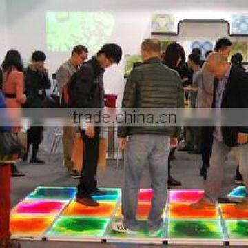 Wholesale Price LED Video Dance Floor 3D Effect DMX 1*1m Tile Stage Lighting For Sale Christmas Decorative Disco Party photo-6