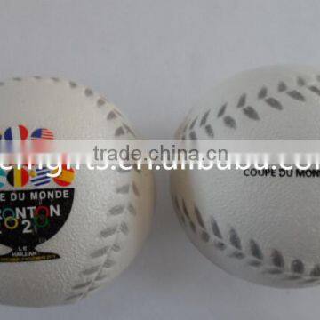 Promotional PU stress Baseball shape anti stress reliever