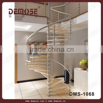 steel beam stairs with wood stair tread