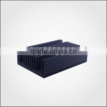 Anodized black surface treatment for Aluminum Heatsink radiators extruded profiles