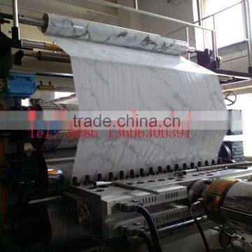 Plastic Faux Marble Sheet Machine/PVC Faux Marble Sheet Extrusion Line Quality Choice