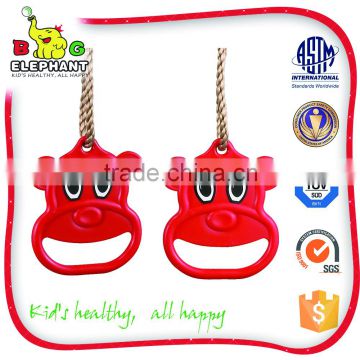 plastic trapeze swing BEAR with PE Rope