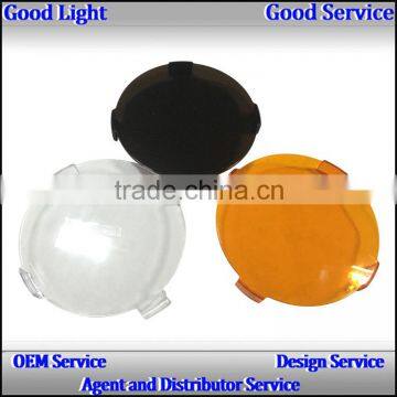 Ip67 80w 7inch Amber Yellow C-ree Led Shockproof Round Heavy Duty Fog Light Work Lamp for Trucks 4x4 Cars photo-6