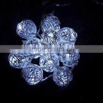 led battery christmas light led metal ball light