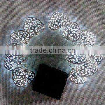 led solar light string led christmas lights string light heart