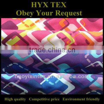 Waterproof Printed Spandex Fabric stretch pongee fabric