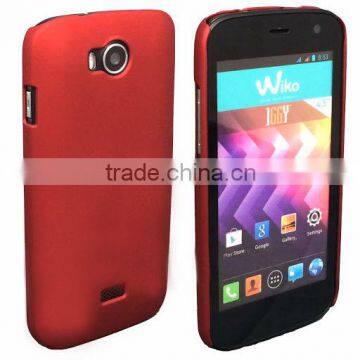 for wiko iggy high quality red colorful rubber painting case factory price