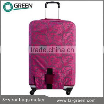 2015 Expandable custom spandex luggage cover