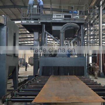 auto shot blast machine for steel sheet and pipes for sale