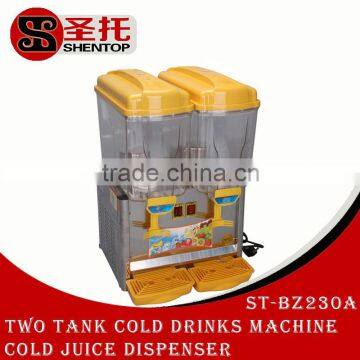 ShenTop ST-BZ230A Commercial Two Tank Cold Drinks Making Machine Cold Juice Dispenser Beverage Maker