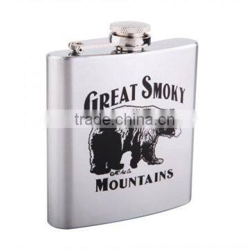 New Design Hip Flask in Screen Printing