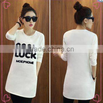 2016 Cheap Good Quality Fashion New Model Ladies T-shirt Dress China Supplier photo-2