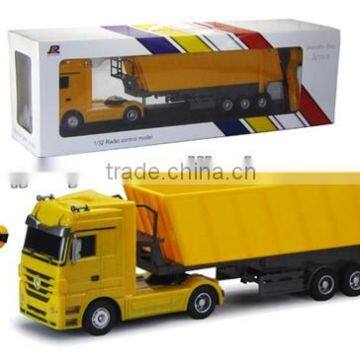 China import toys 1:32 Mercedes-Benz licensed 6 CH RC tow truck for sale